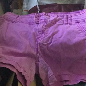 Purple shorts